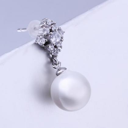 Jenny Jewelry E025 Brilliant Tiny Artificial Pearl..