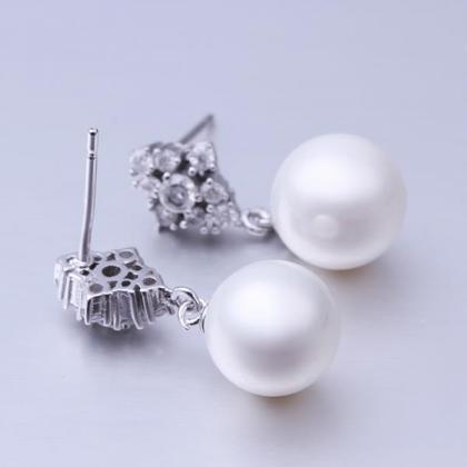 Jenny Jewelry E025 Brilliant Tiny Artificial Pearl..