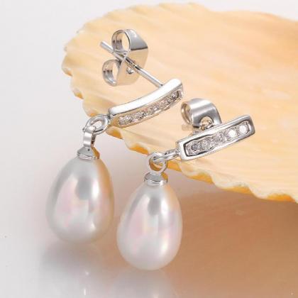 Jenny Jewelry E041 Brilliant Tiny Artificial Pearl..