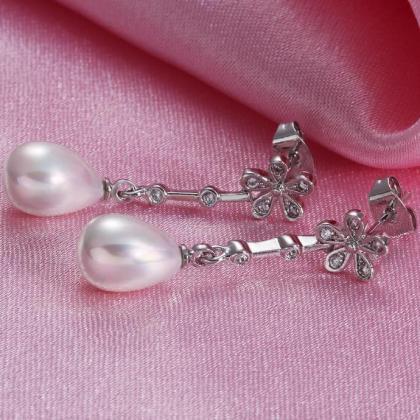 Jenny Jewelry E048 Brilliant Tiny Artificial Pearl..