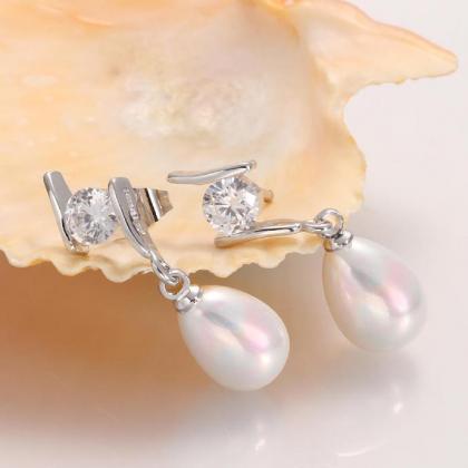 Jenny Jewelry E054 Brilliant Tiny Artificial Pearl..