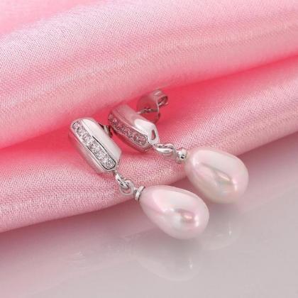Jenny Jewelry E057 Brilliant Tiny Artificial Pearl..