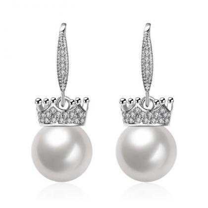 Jenny Jewelry E063 Luxury Trendy Pearl Earring
