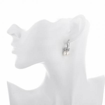 Jenny Jewelry E063 Luxury Trendy Pearl Earring