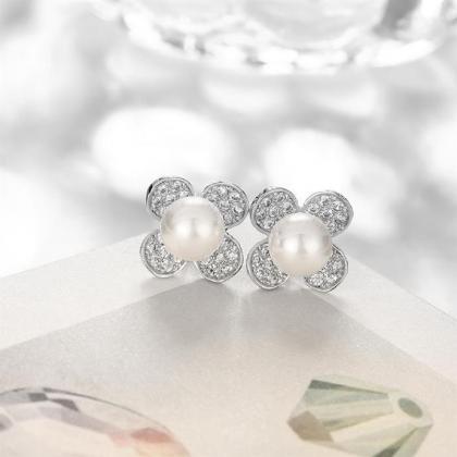 Jenny Jewelry E065 Luxury Trendy Pearl Earring