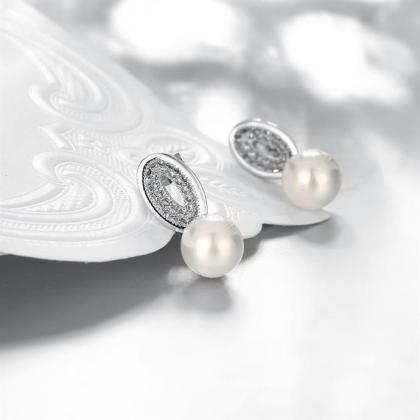 Jenny Jewelry E069 Luxury Trendy Pearl Earring