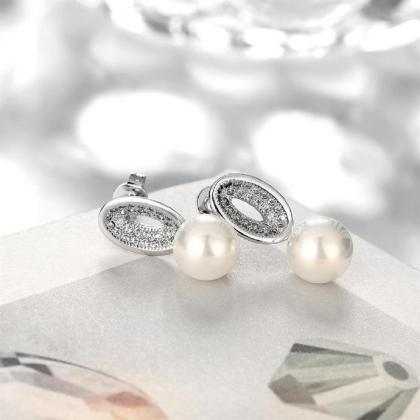 Jenny Jewelry E069 Luxury Trendy Pearl Earring