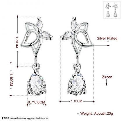 Jenny Jewelry E017-c Fashion Style Jewelry Silver..