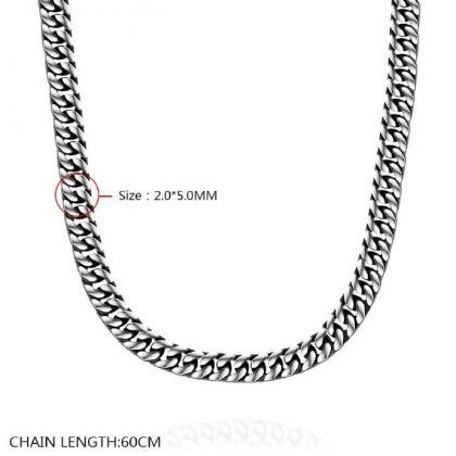 Jenny Jewelry N055 Titanium Fashion Chain 316l..