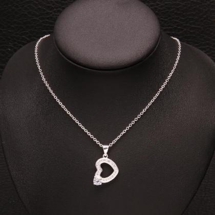 Jenny Jewelry N002 Silver Plated Necklace Brand..