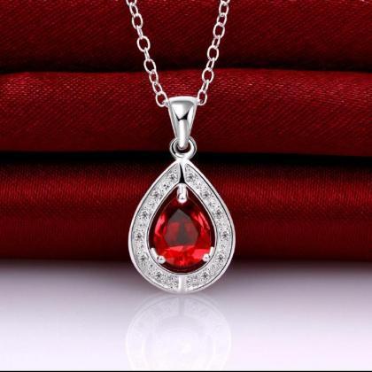 Jenny Jewelry N013-a Silver Plated Necklace Brand..