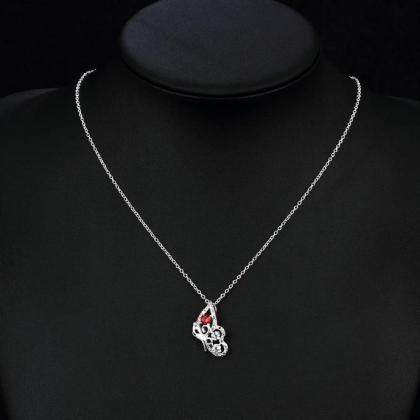 Jenny Jewelry N027-a Silver Plated Necklace Brand..