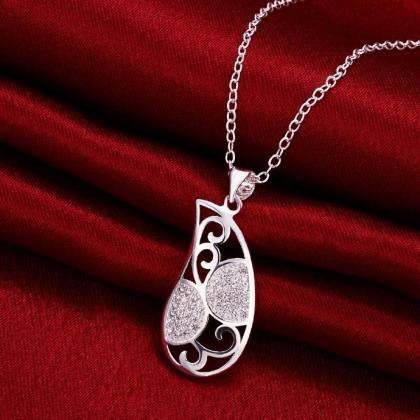 Jenny Jewelry N031 Silver Plated Necklace Brand..