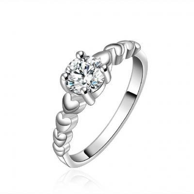 Jenny Jewelry R606 Silver Plated New Design Lady Ring 