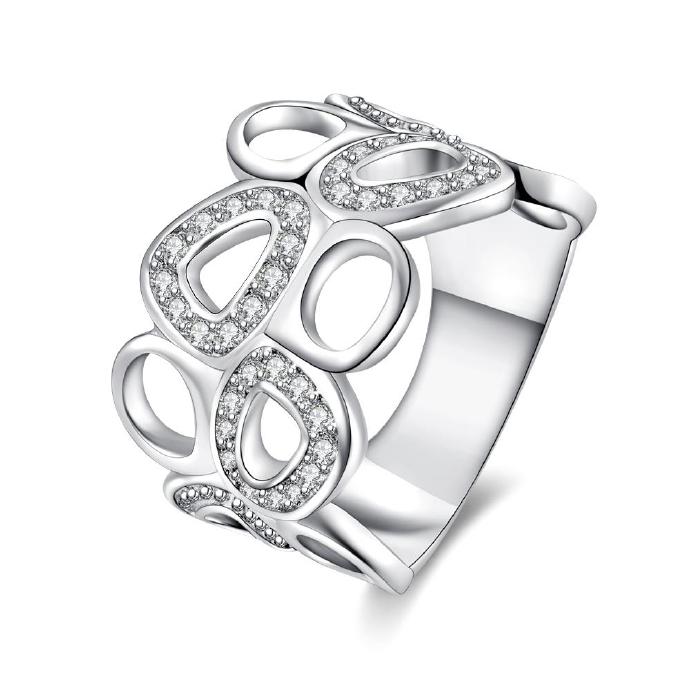 Jenny Jewelry R685 Newest Design Silver Gemstone Women Ring