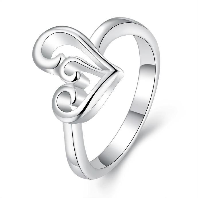 Jenny Jewelry R700 Popular Wholesale Silver Plated Ring For Girl