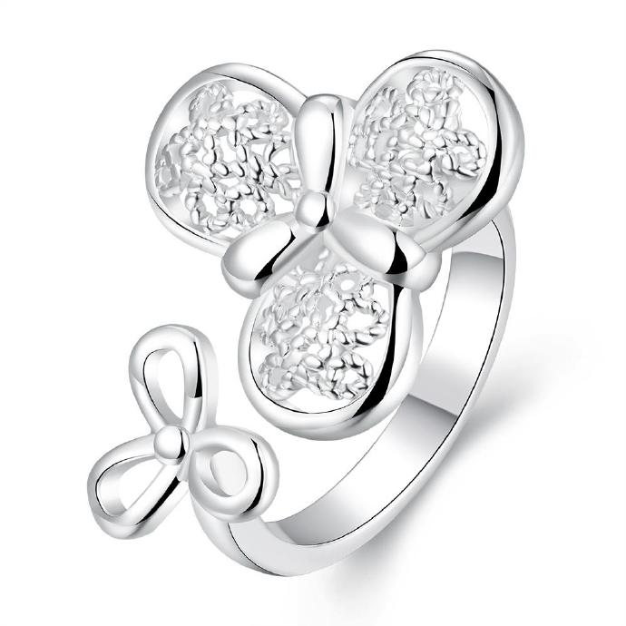 Jenny Jewelry R702 Popular Wholesale Silver Plated Ring For Girl ,available Size 8