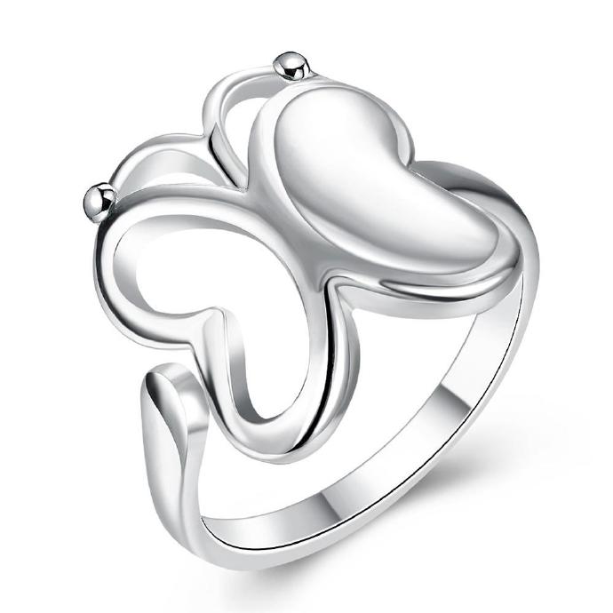 Jenny Jewelry R747 Silver Plated Design Lady Ring ,available Size 8