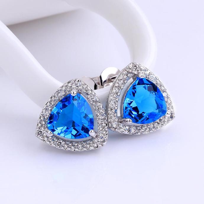 Jenny Jewelry Fvre006 Elegant Big Crystal Fashion Zircon Stud Earring