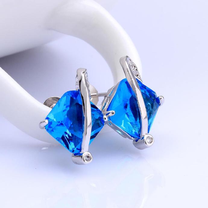 Jenny Jewelry Fvre005 Elegant Big Crystal Fashion Zircon Stud Earring