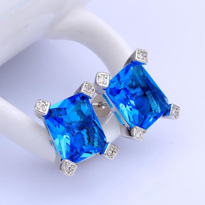 Jenny Jewelry Fvre014 Elegant Big Crystal Fashion Zircon Stud Earring