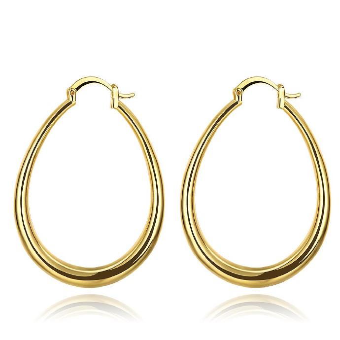 Jenny Jewelry E032-a 18k Gold Plating High Quality Ziccon Fashion Earring