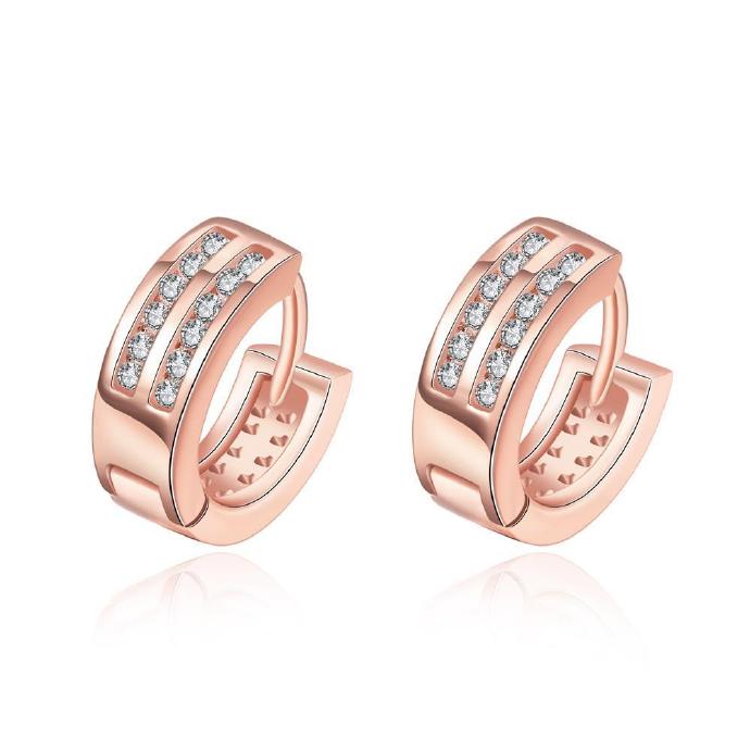 Jenny Jewelry E036-b 18k Gold Plating High Quality Ziccon Fashion Earring