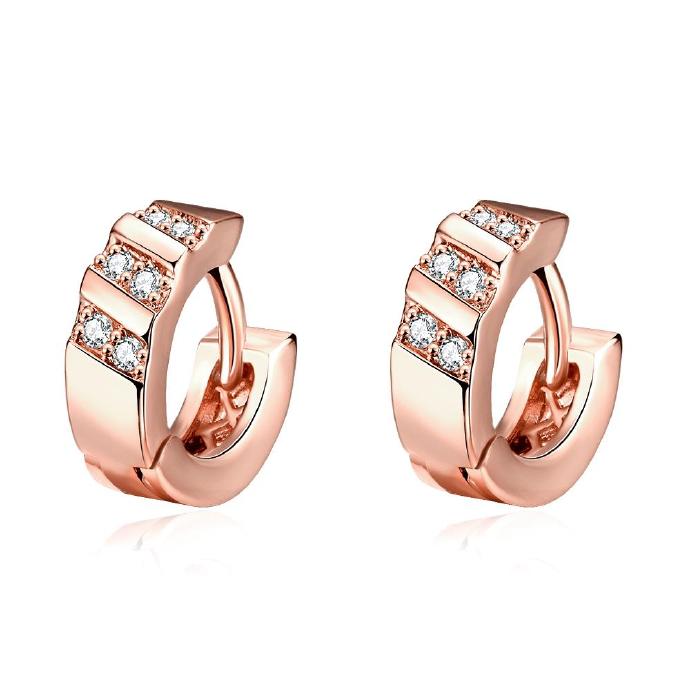 Jenny Jewelry E037-b 18k Gold Plating High Quality Ziccon Fashion Earring