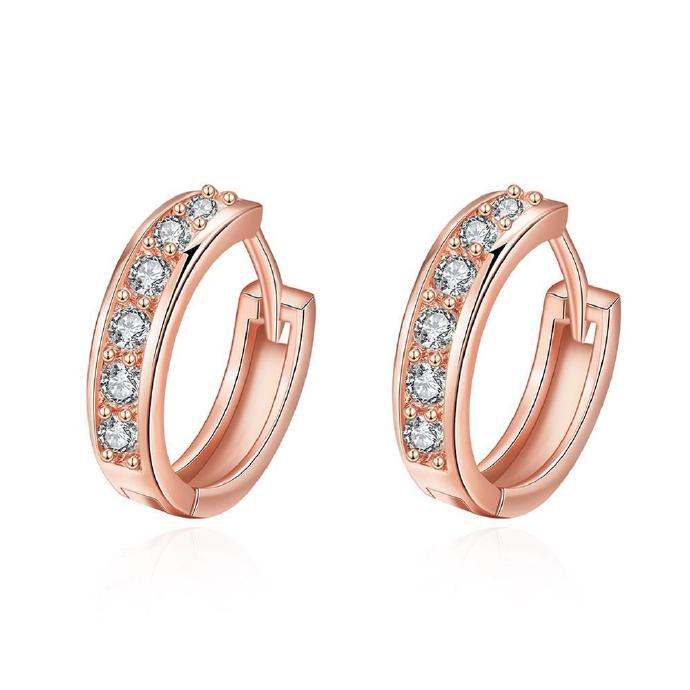 Jenny Jewelry E040-b 18k Gold Plating High Quality Ziccon Fashion Earring