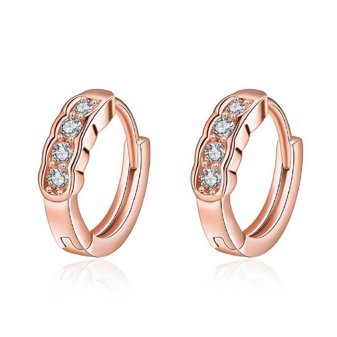 Jenny Jewelry E042-b 18k Gold Plating High Quality Ziccon Fashion Earring