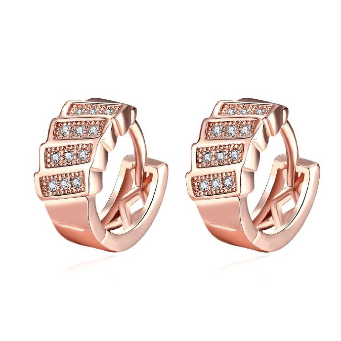 Jenny Jewelry E043-b 18k Gold Plating High Quality Ziccon Fashion Earring