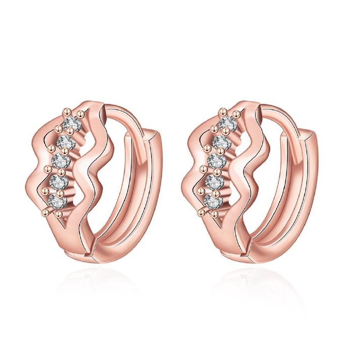 Jenny Jewelry E047-b 18k Gold Plating High Quality Ziccon Fashion Earring