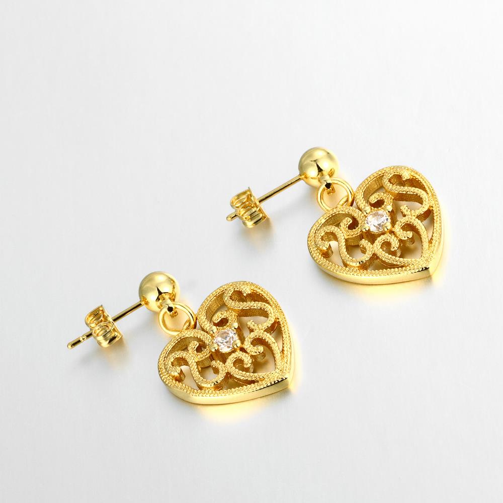Jenny Jewelry E053-a 18k Gold Plating High Quality Ziccon Fashion Earring
