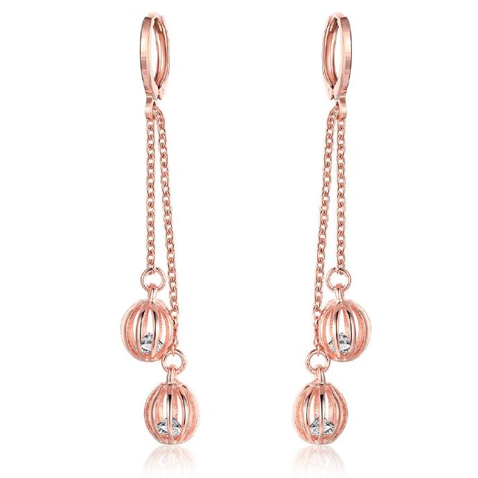 Jenny Jewelry E075-b 18k Gold Plating High Quality Ziccon Fashion Earring
