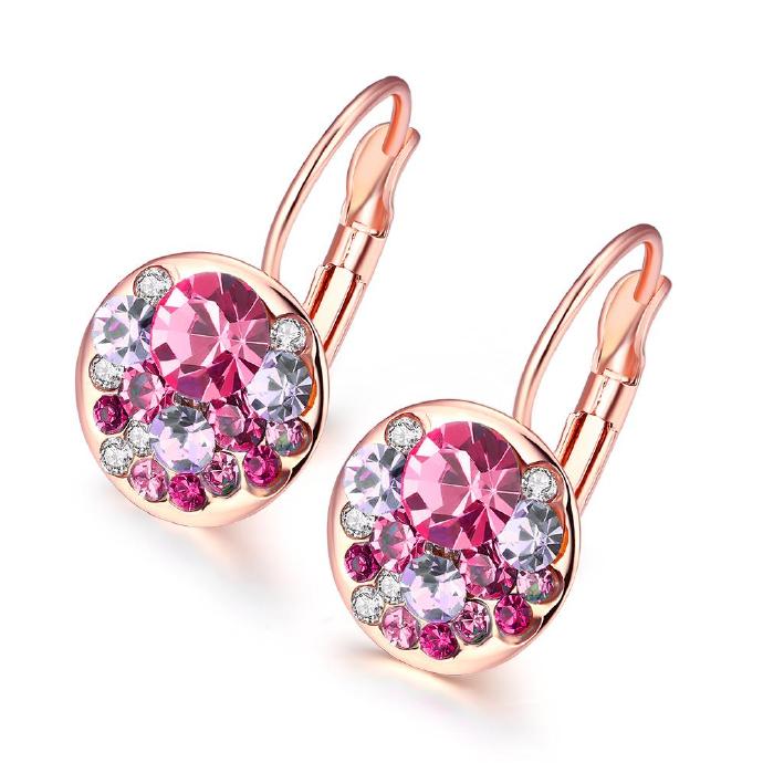 Jenny Jewelry E046-a-1 Fashion Jewelry Real Gold Plated Earring