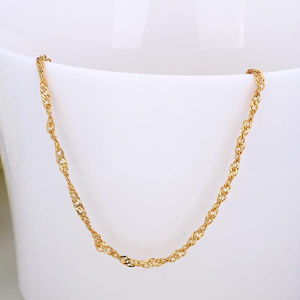 Jenny Jewelry C013 18k Gold Plated Long Chain