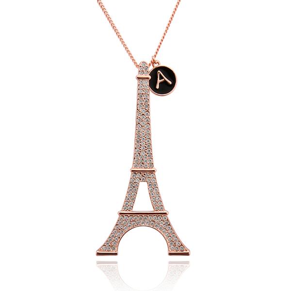 Jenny Jewelry M009 Fashion Elegant Temperament Round Long Sweater Necklace Pendants 18k Real Gold