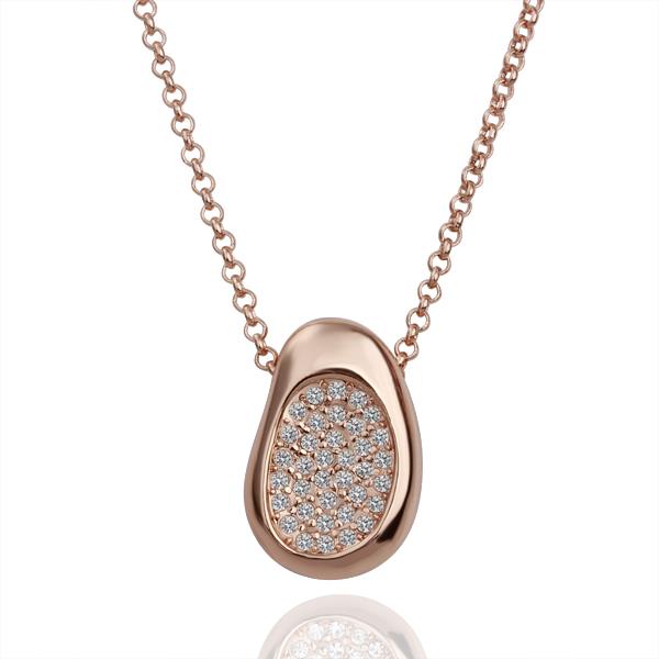 Jenny Jewelry N087 18k Real Gold Plated Necklace Pendants Fashion Jewelry For Women