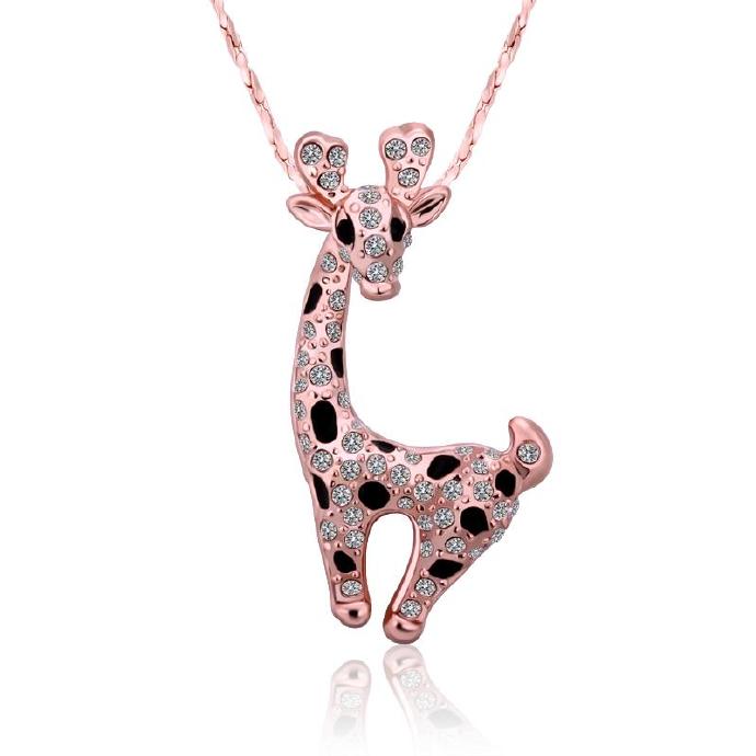 Jenny Jewelry N522 18k Rose Gold Plated Animal Shape Trendy 2016 Fashion Necklace