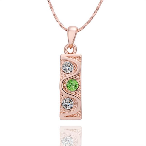 Jenny Jewelry N563 Top Selling Nickel 18k Rose Gold Plated Top Grade Crystal Pendant