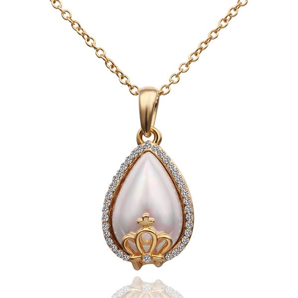 Jenny Jewelry N594 18k Real Gold Plated Necklace Pendantsnew Fashion Jewelryfor Women