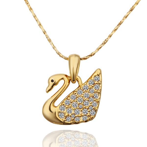 Jenny Jewelry N597 18k Real Gold Plated Necklace Animal Pendants Fashion Jewelry