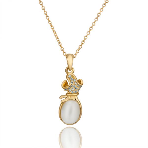 Jenny Jewelry N643 18k Real Gold Plated Necklace Pendantsnew Fashion Jewelryfor Women