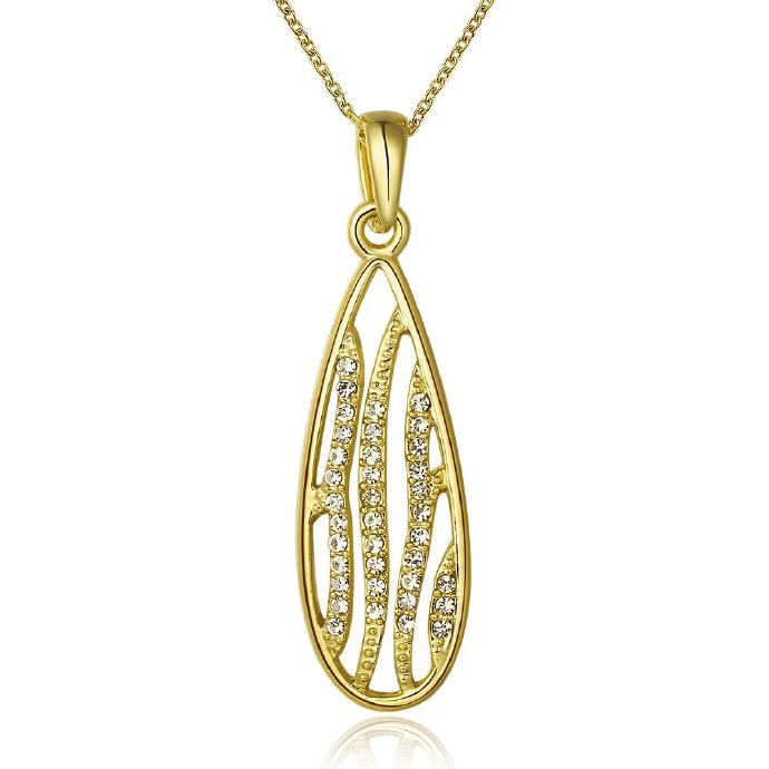 Jenny Jewelry N790 18k Real Gold Plated Necklace Pendants Fashion