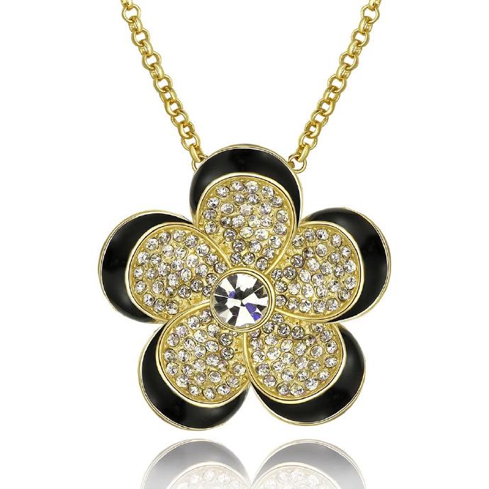 Jenny Jewelry N794 18k Real Gold Plated Necklace Pendants Fashion