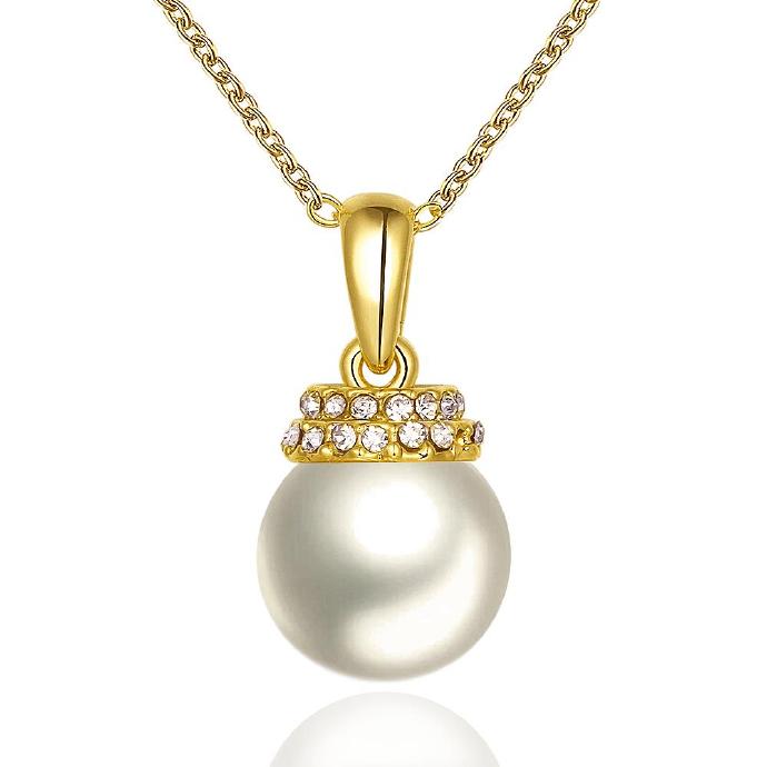 Jenny Jewelry N799-a 18k Real Gold Plated Necklace Pendants Fashion
