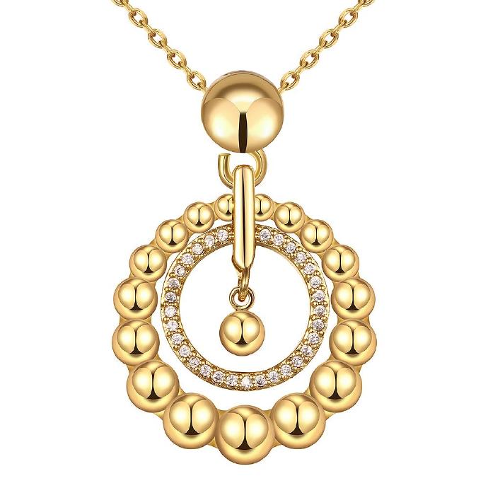 Jenny Jewelry N854-a 18k Real Gold Plated Necklace Pendants Fashion Jewelry