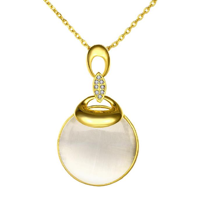 Jenny Jewelry N868-a 24kreal Gold Plated Necklaces For Women Fashion Jewelry