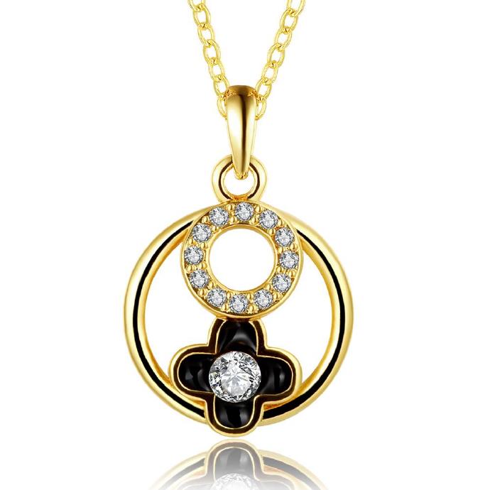 Jenny Jewelry N881-a 18k Real Gold Plated Necklace Pendants Fashion Jewelry