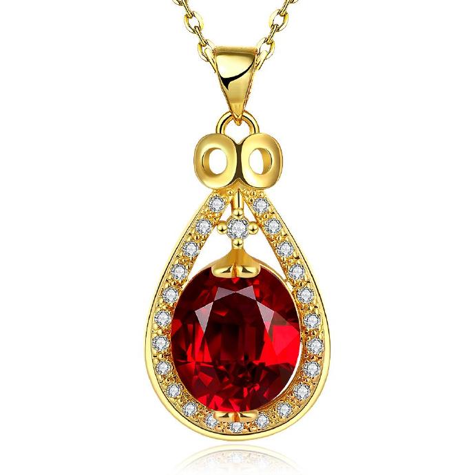 Jenny Jewelry N884-a 18k Real Gold Plated Necklace Pendants Fashion Jewelry